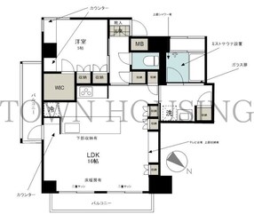 クレッセント中目黒の物件間取画像